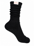 Scrunch Grip Socks- Black Beauty