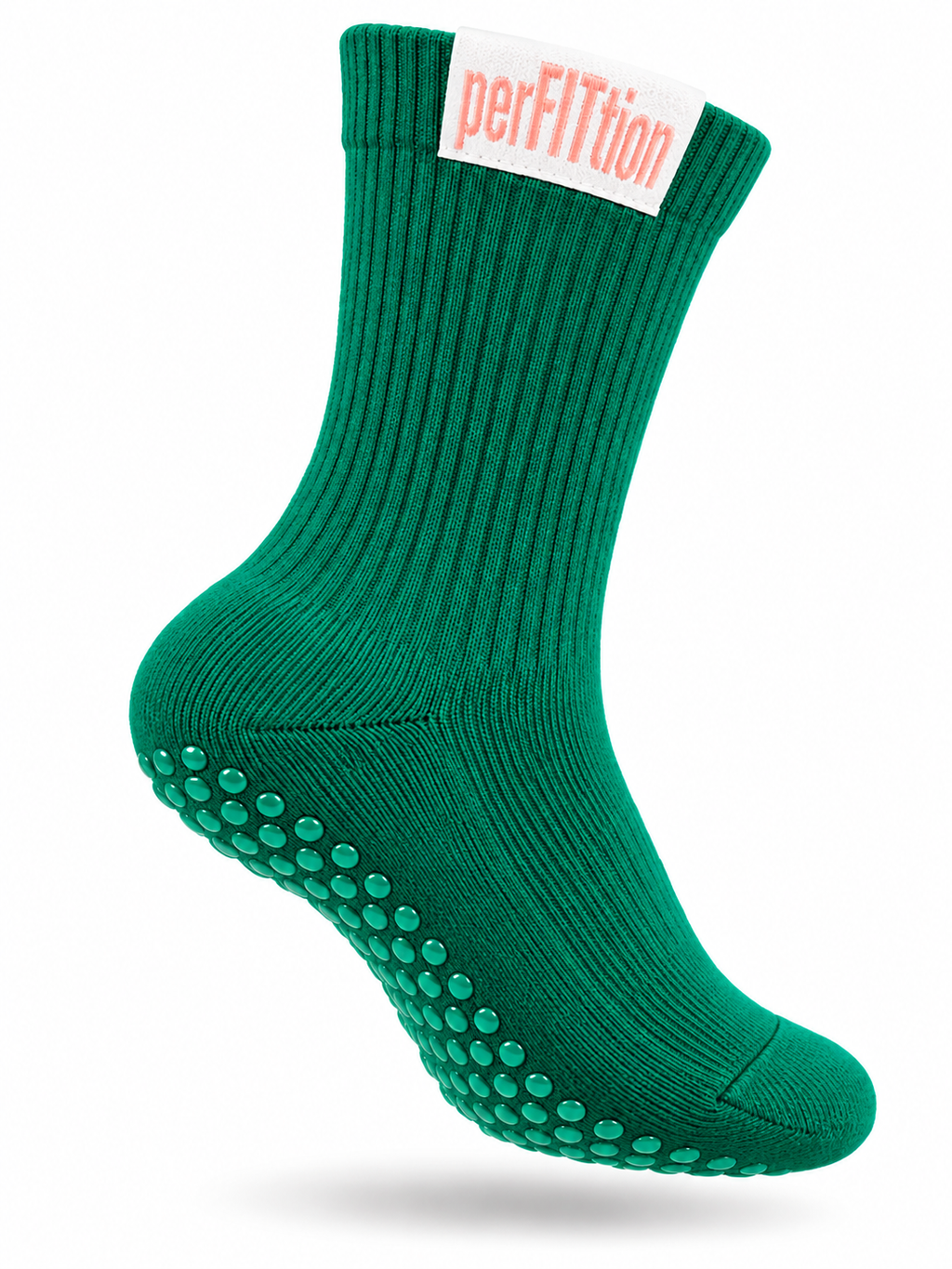 Classic Crew Grip Socks- Green Goddess