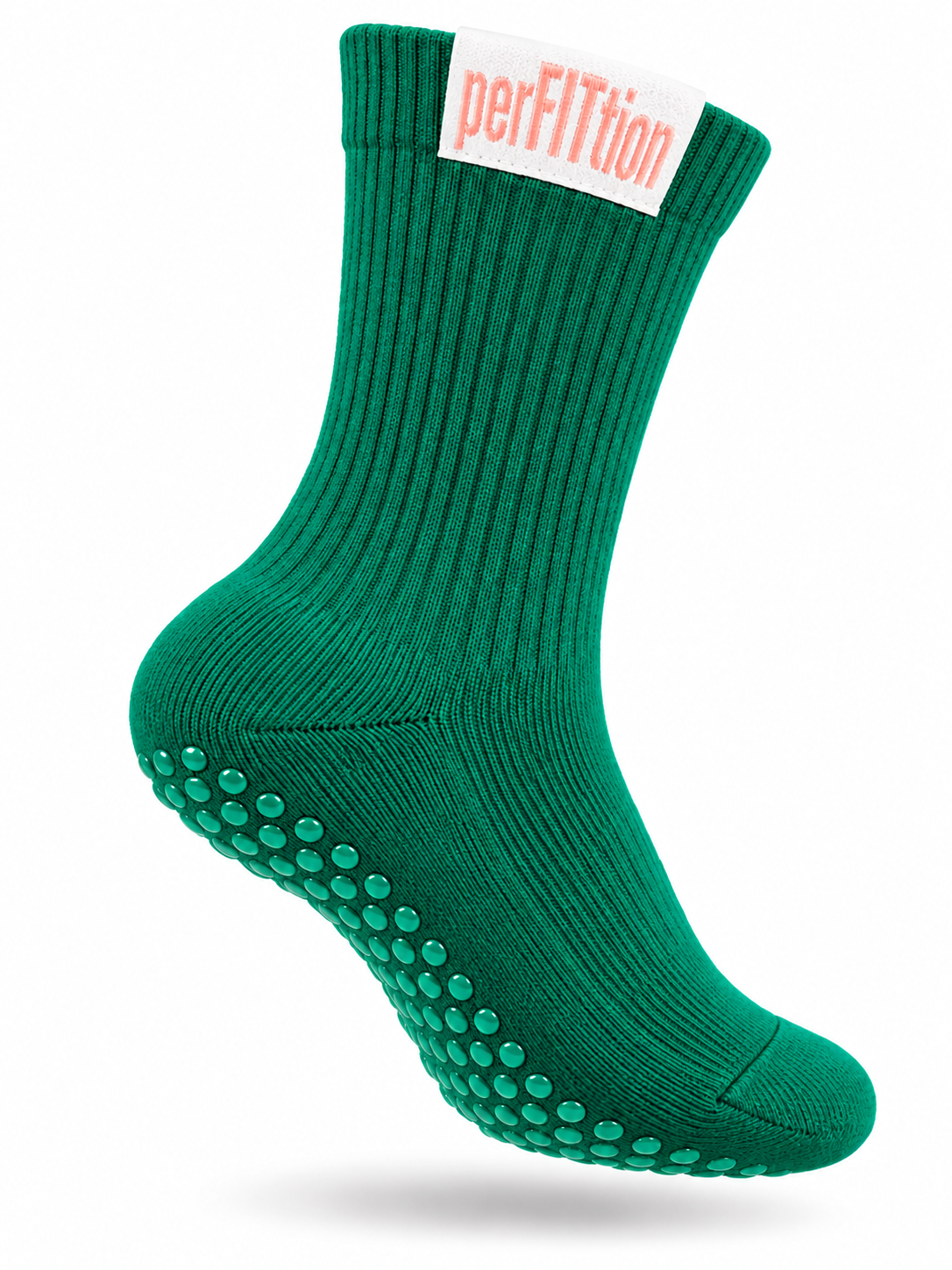 Classic Crew Grip Socks- Green Goddess
