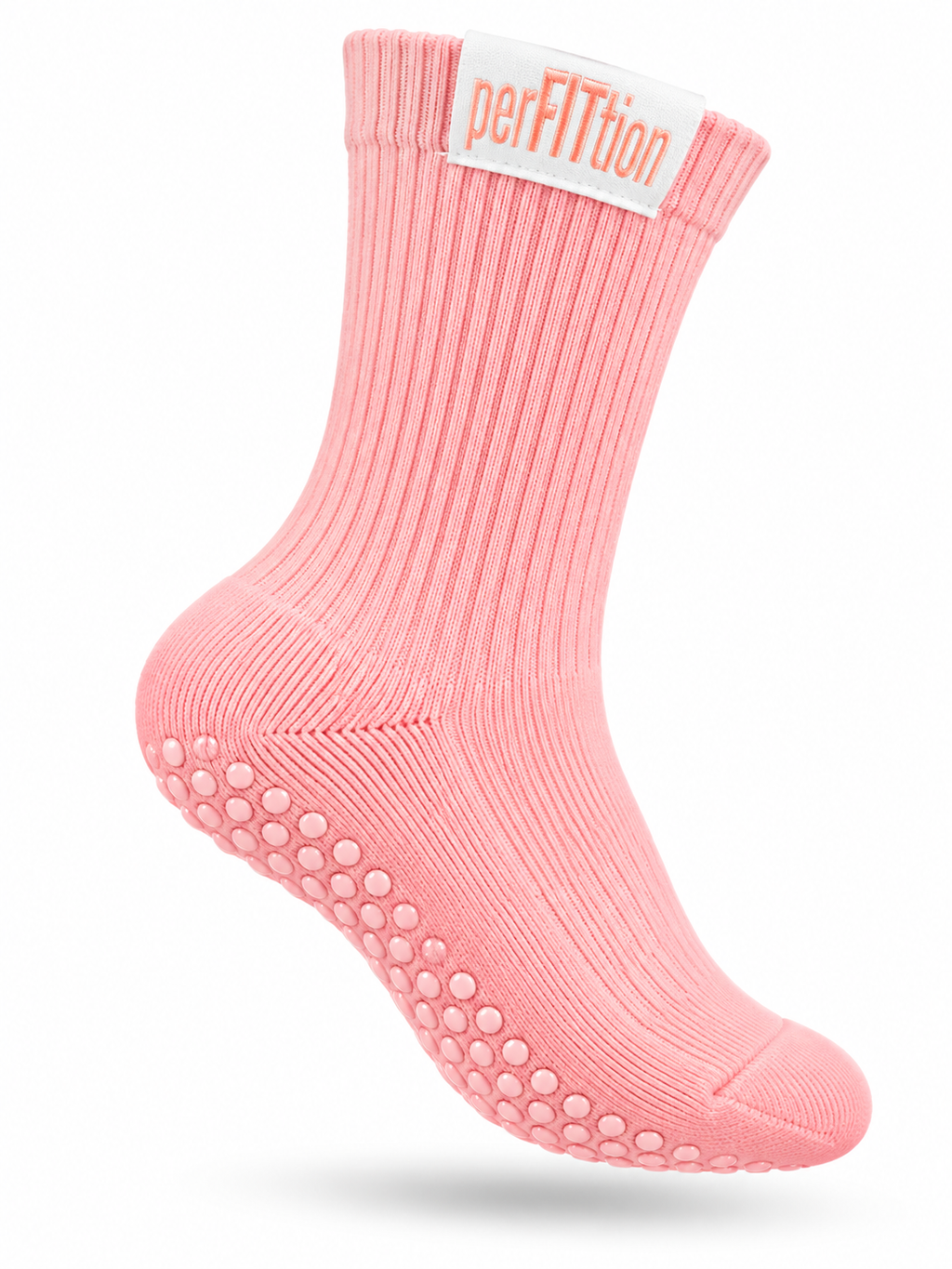 Classic Crew Grip Socks- perFITtion Pink