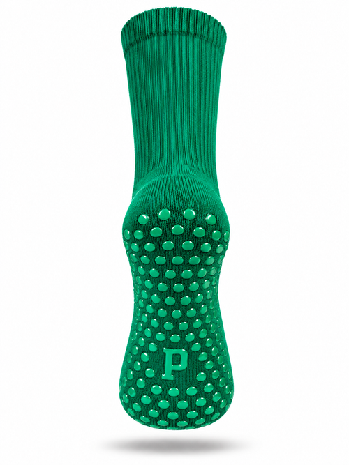 Classic Crew Grip Socks- Green Goddess