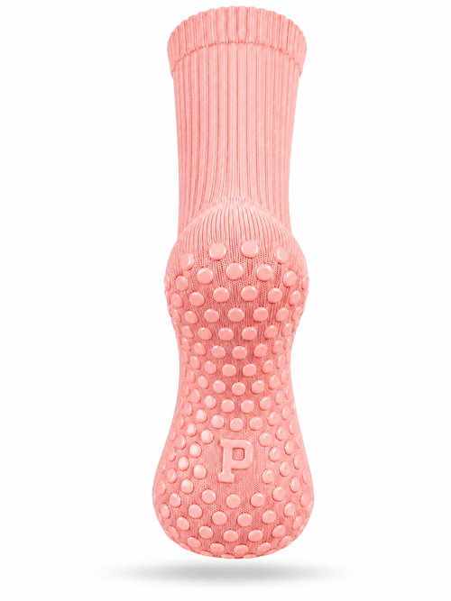 Classic Crew Grip Socks- perFITtion Pink