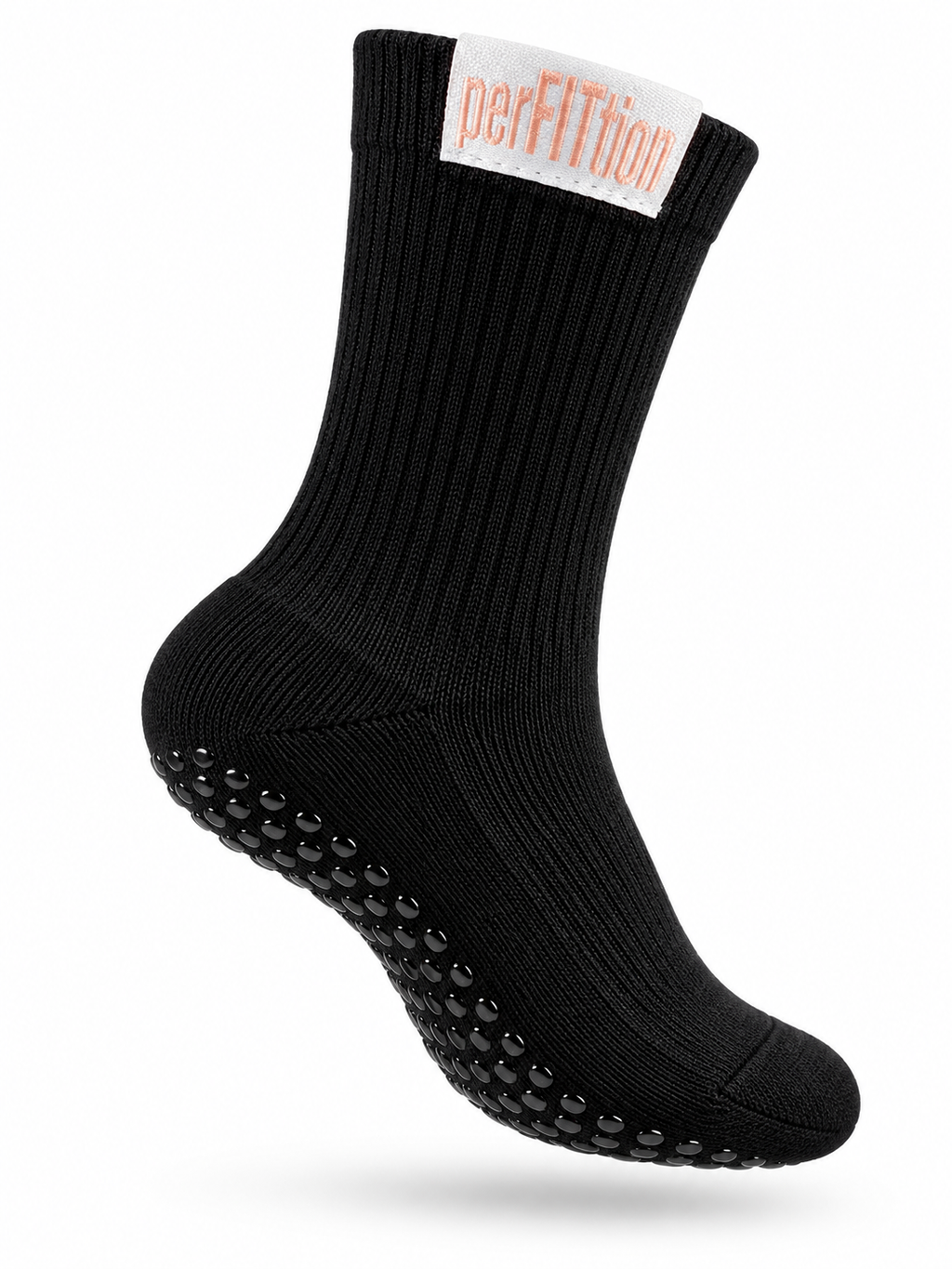 Classic Crew Grip Socks- Black Beauty